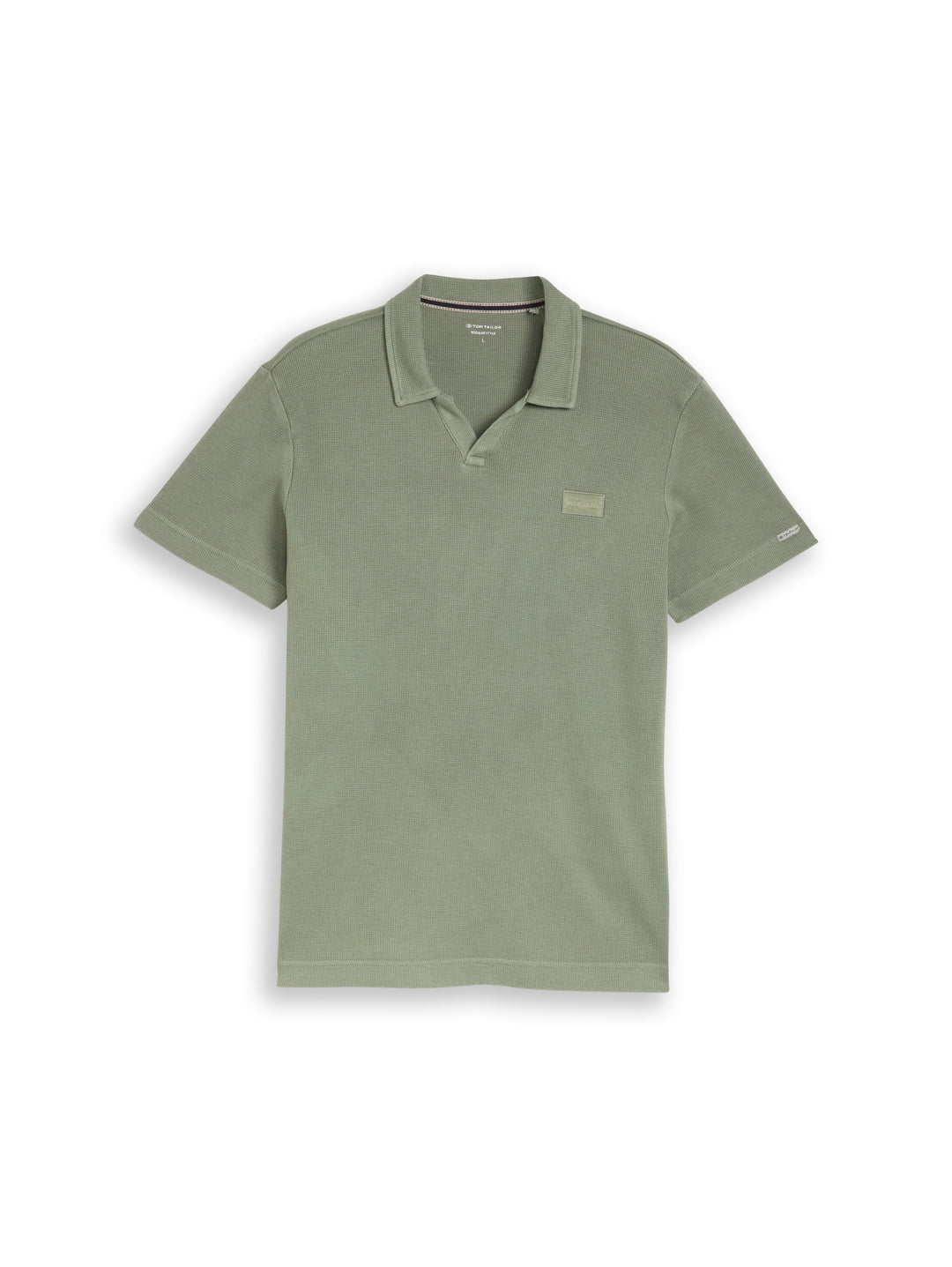 garment dye resort collar polo, Greyish Shadow Olive 10767 Bild 1