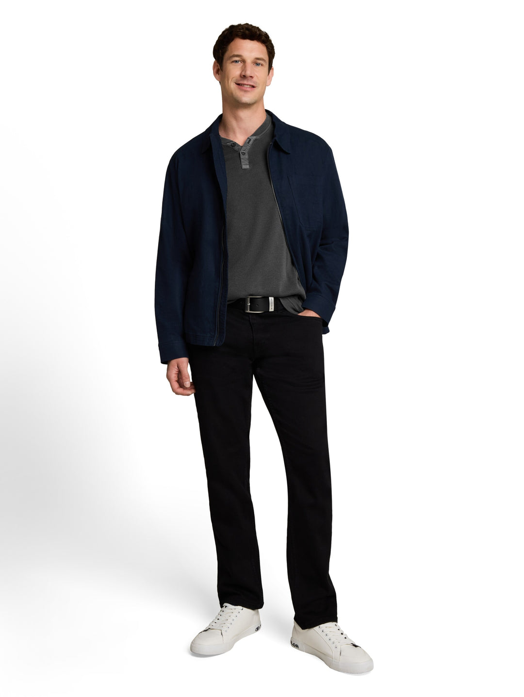 garment dyed structure serafin, Tarmac Grey 10899 Bild 3