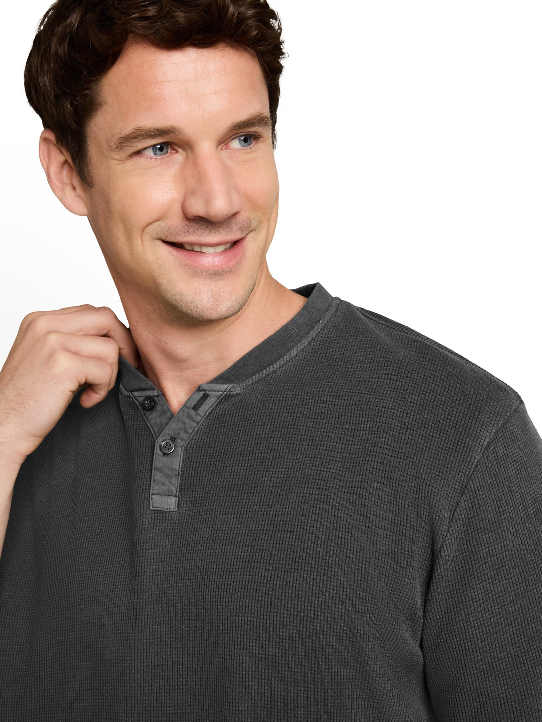 garment dyed structure serafin, Tarmac Grey 10899 Bild 5
