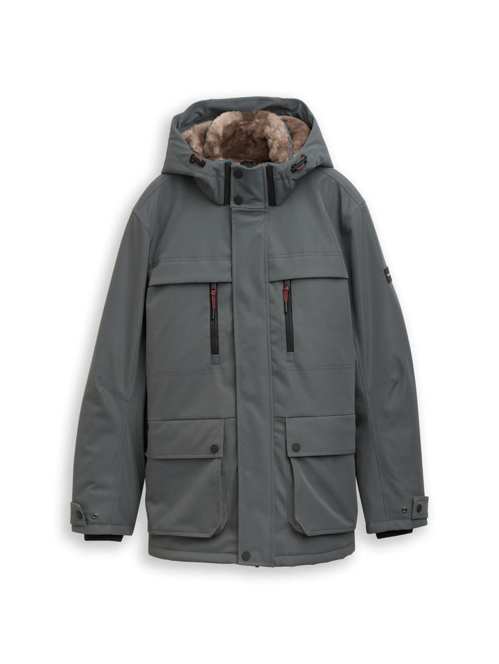 hooded field jacket, Darkest Olive 14406 Bild 1