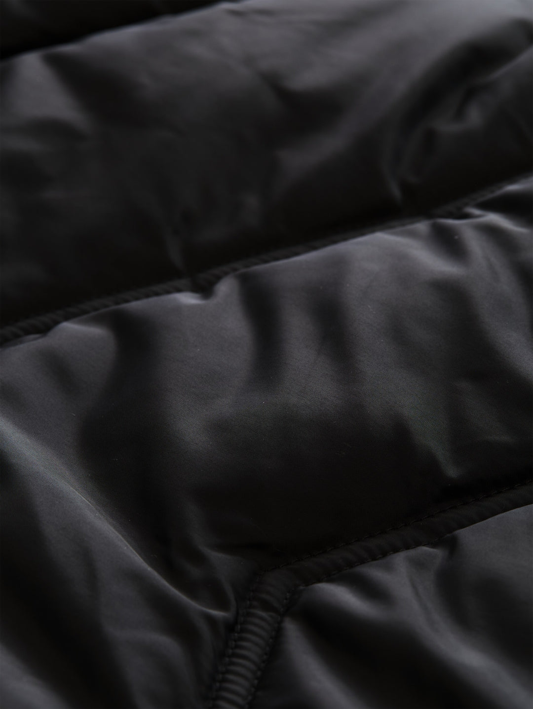 hooded puffer jacket, deep black 14482 Bild 2