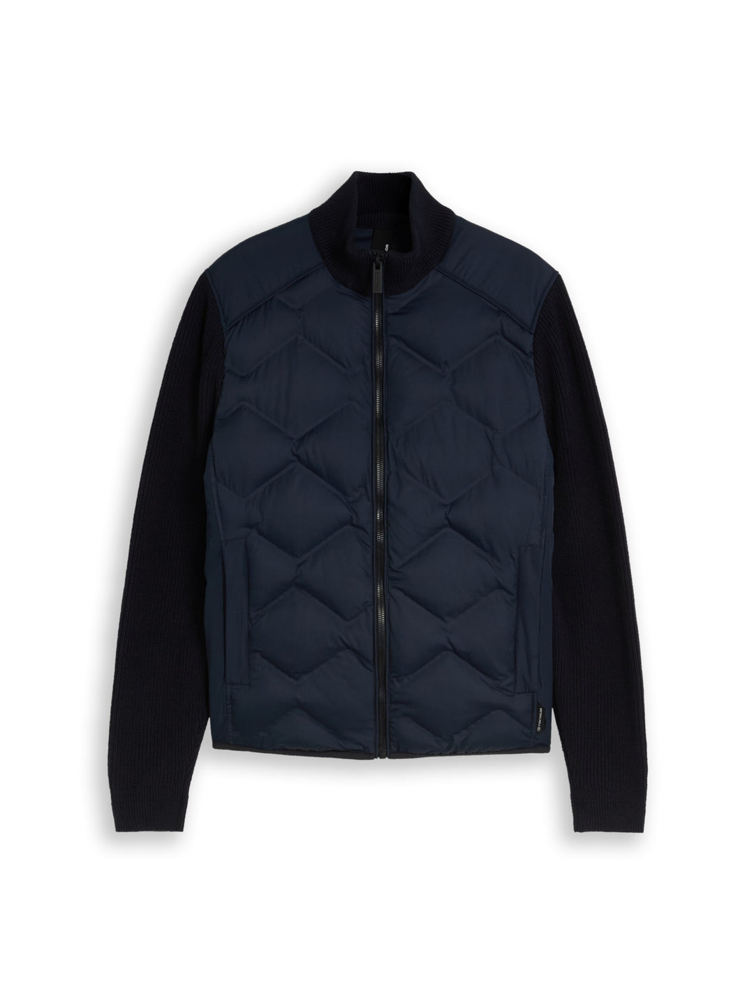 hybrid jacket with knitsleeves, sky captain blue 10668 Bild 1