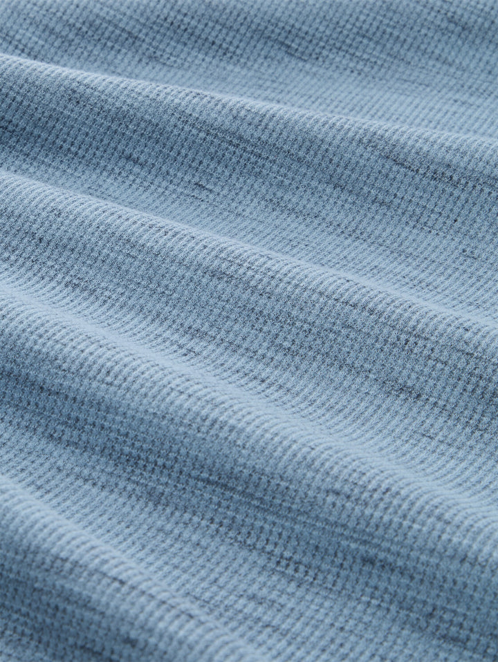 injected structured henley, blue grey waffle inject 39880 Bild 2
