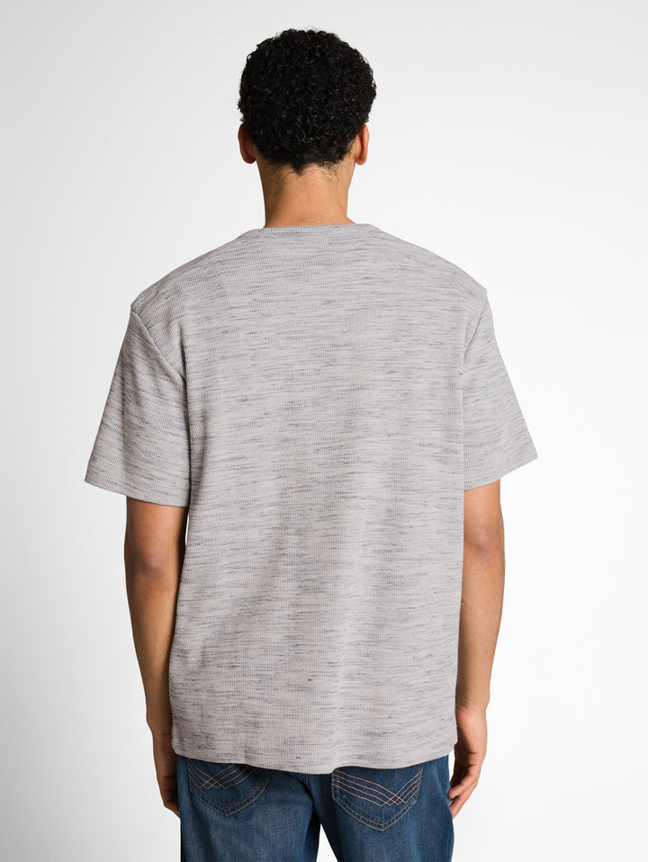 injected structured henley, white grey waffle inject 39878 Bild 4