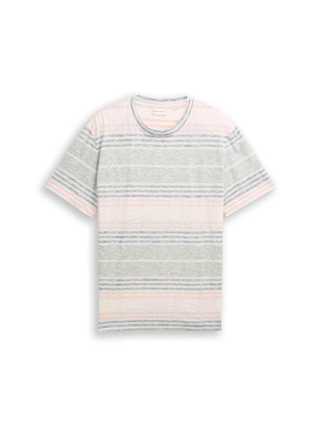 inside printed stripe t-shirt, rose teal multi color stripe 39948 Bild 1