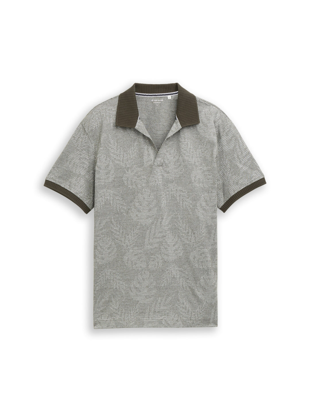 jaquard polo, green leaf jacquard design 40270 Bild 1