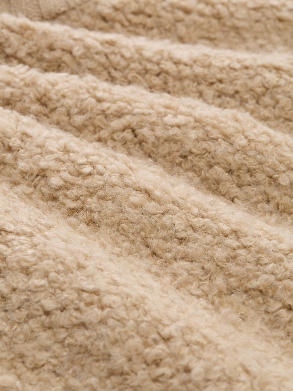 knit bouclé vest with zipper, gravel beige melange 40523 Bild 2