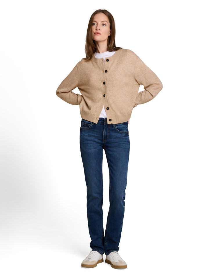knit cosy cardigan, gravel beige melange 40523 Bild 3