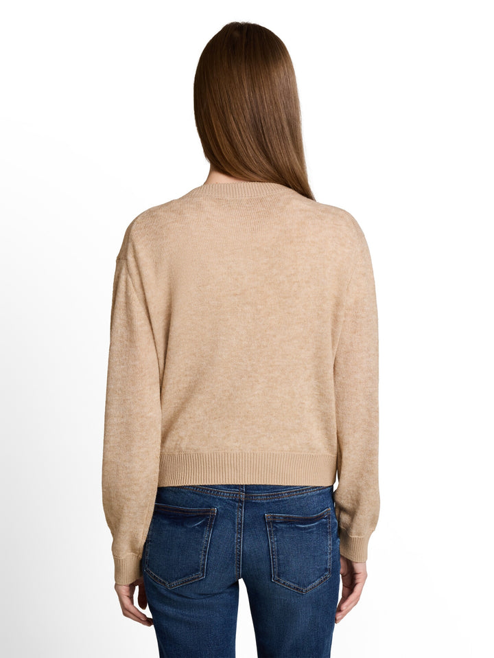 knit cosy cardigan, gravel beige melange 40523 Bild 4