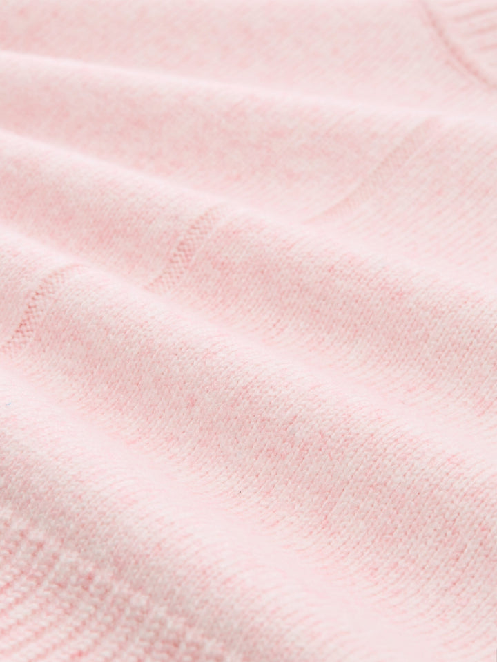 knit cosy crewneck, light pastel pink melange 41109 Bild 2
