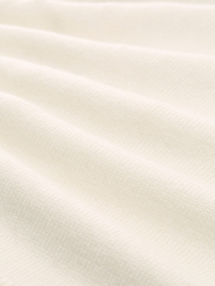 knit cosy embroidered mock-nec, Whisper White 10315 Bild 8