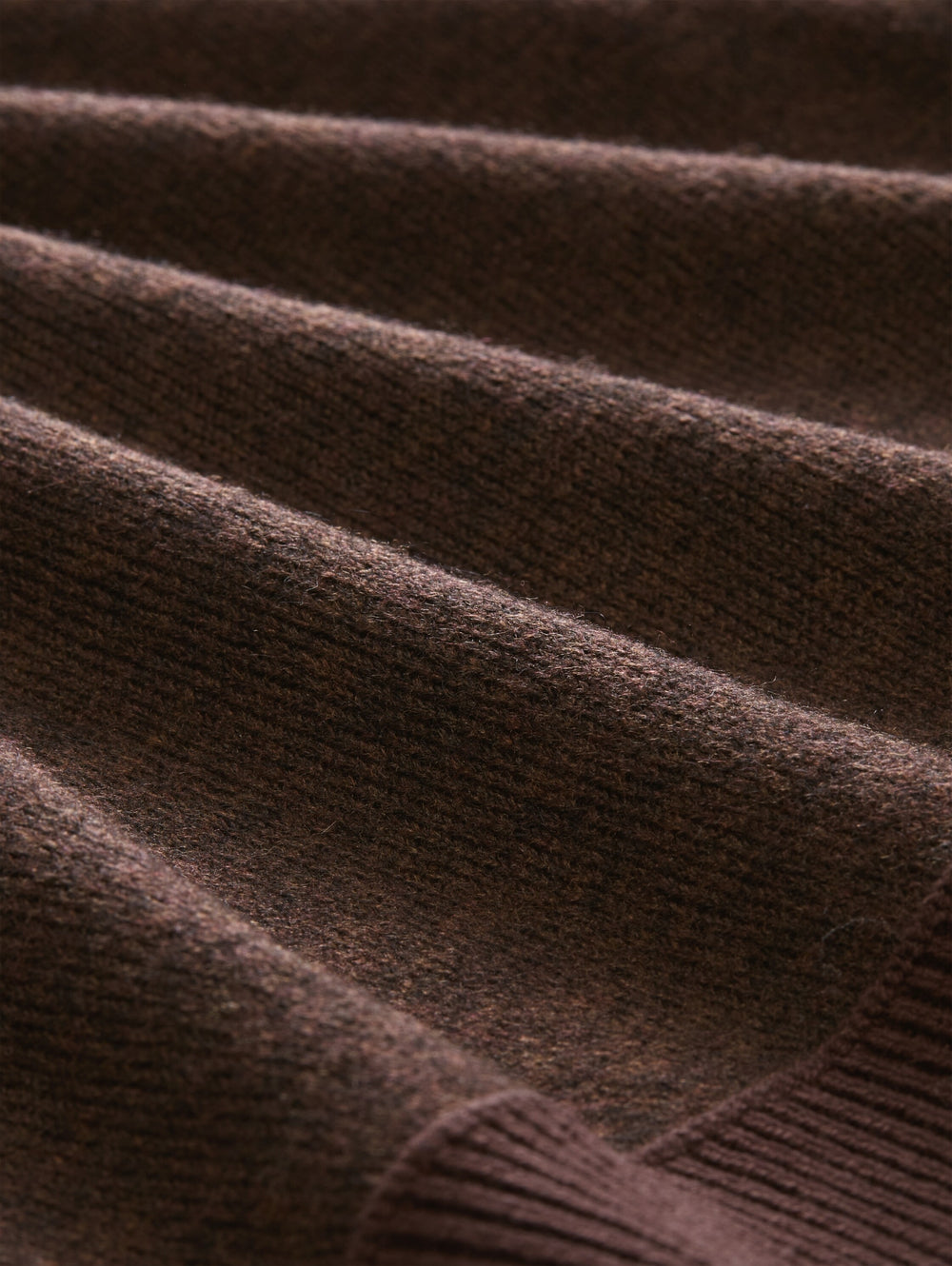knit cosy shortsleeve sweater, java dark brown melange 28343 Bild 2