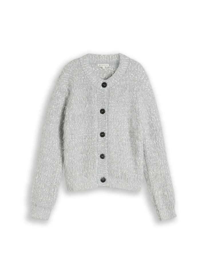 knit featheryarn crewneck card, light grey knit structure 41113 Bild 1
