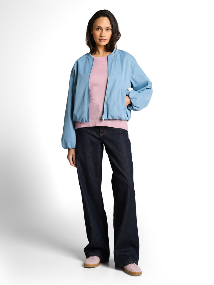 knit shortsleeve crewneck swea, light elderberry 36847 Bild 3