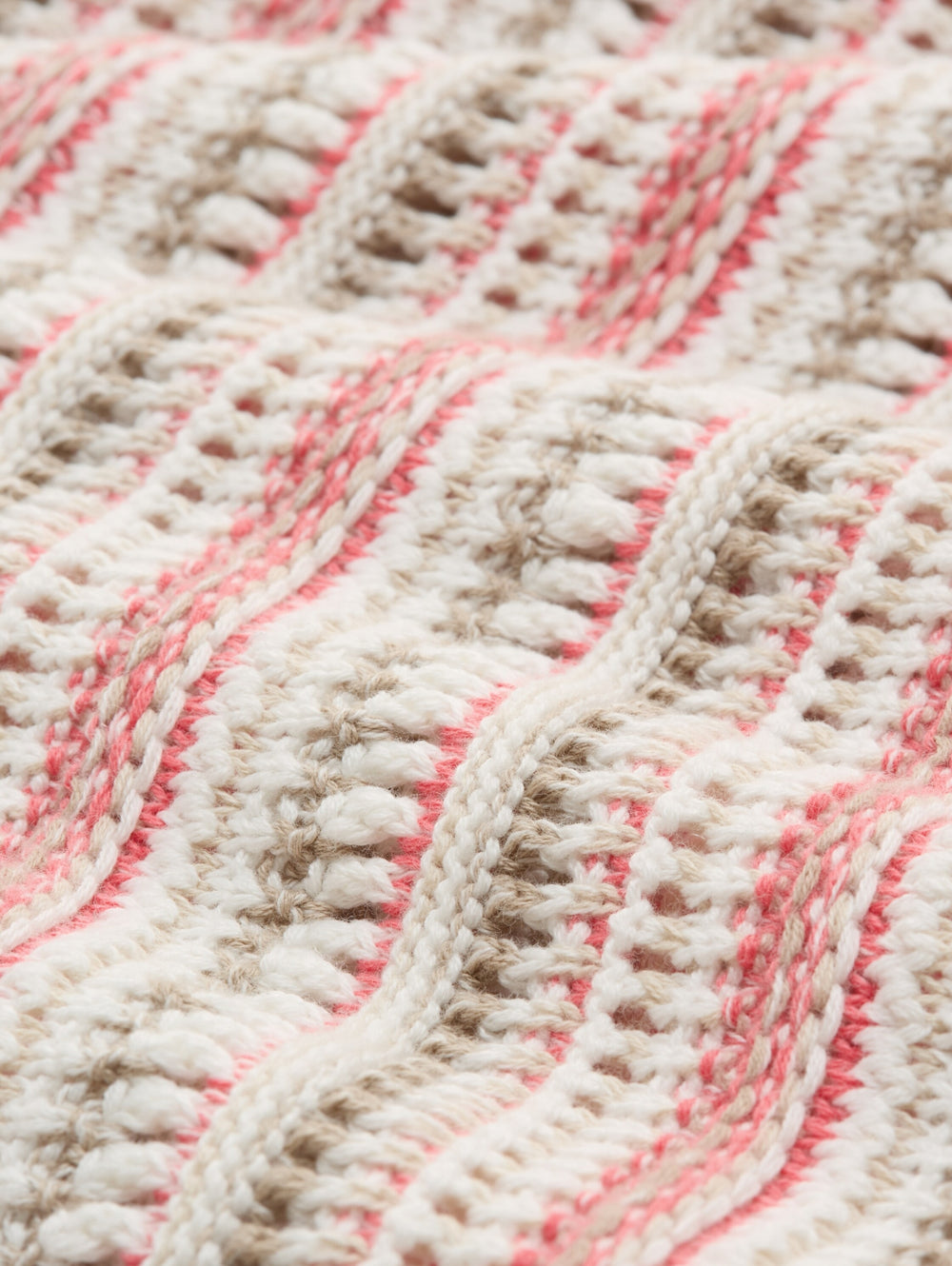 knit structured stripe sweater, pink beige stripe 40131 Bild 2