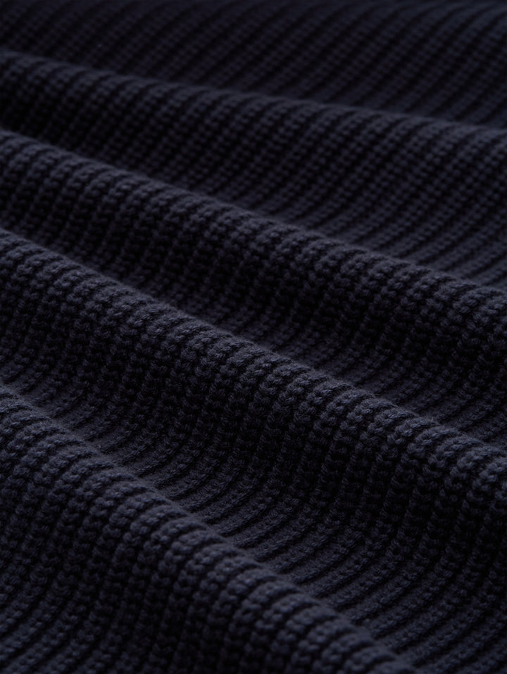 knitted rib jacket, sky captain blue 10668 Bild 2