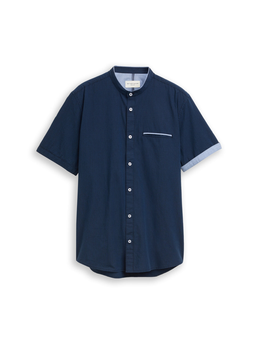 light structure shirt, navy small stripe 40198 Bild 1