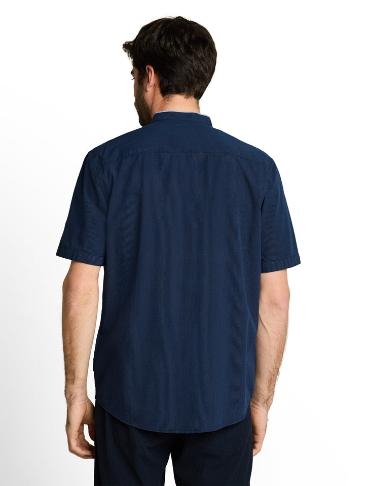light structure shirt, navy small stripe 40198 Bild 4