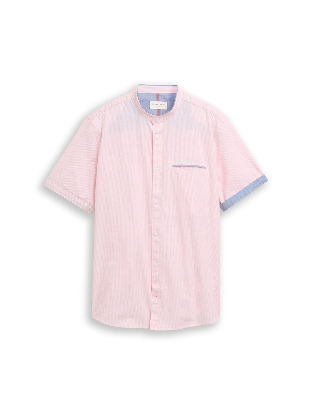 light structure shirt, red white small stripe 40196 Bild 1