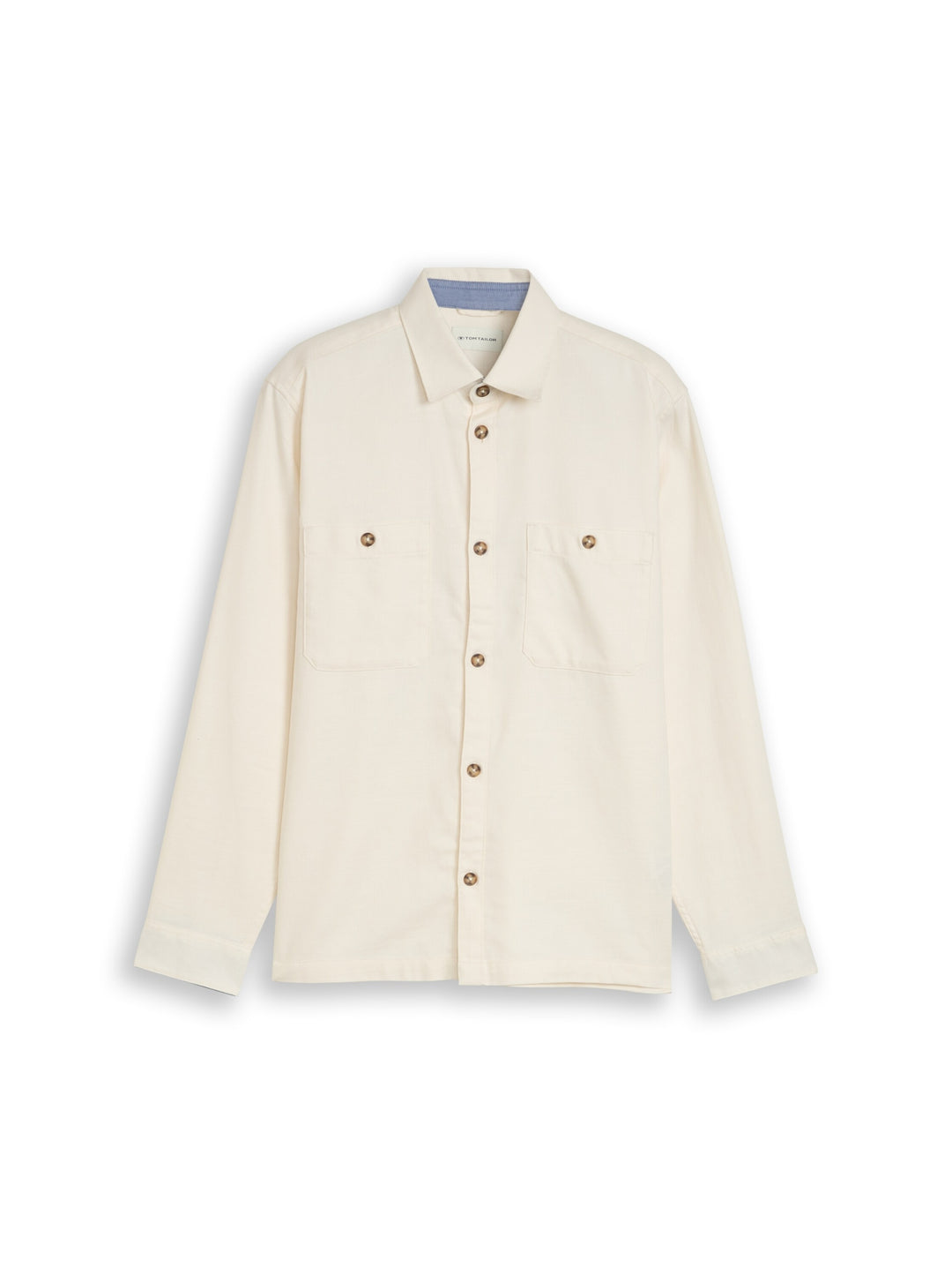 light structured overshirt, Gardenia White 10348 Bild 1