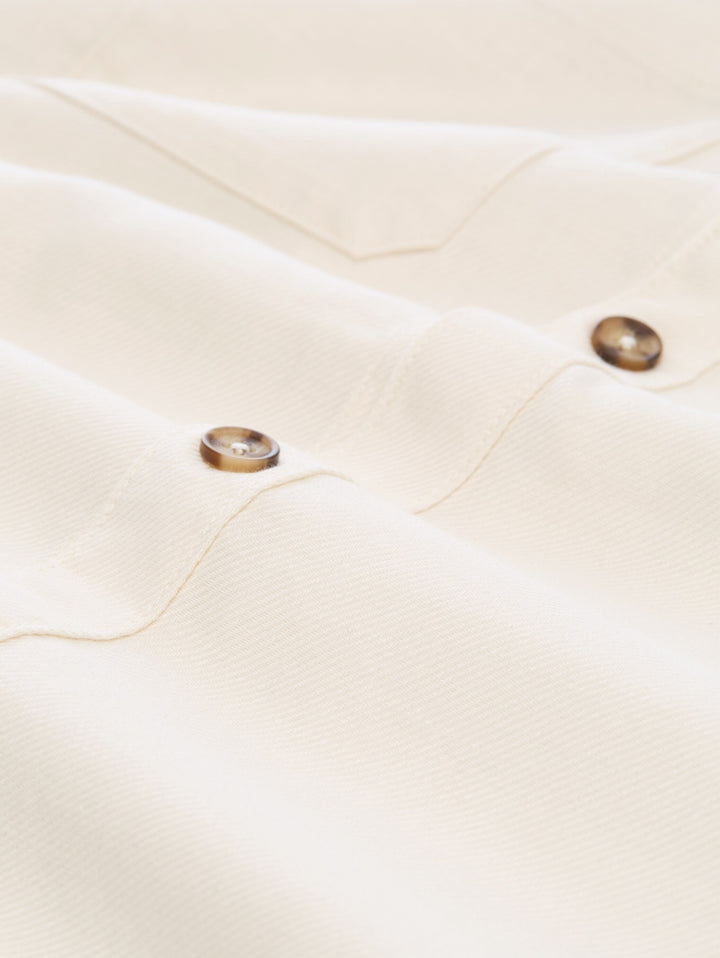 light structured overshirt, Gardenia White 10348 Bild 2