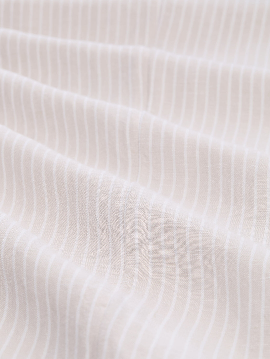 linen loose fit wide leg pants, taupe white irregular stripe 40073 Bild 4