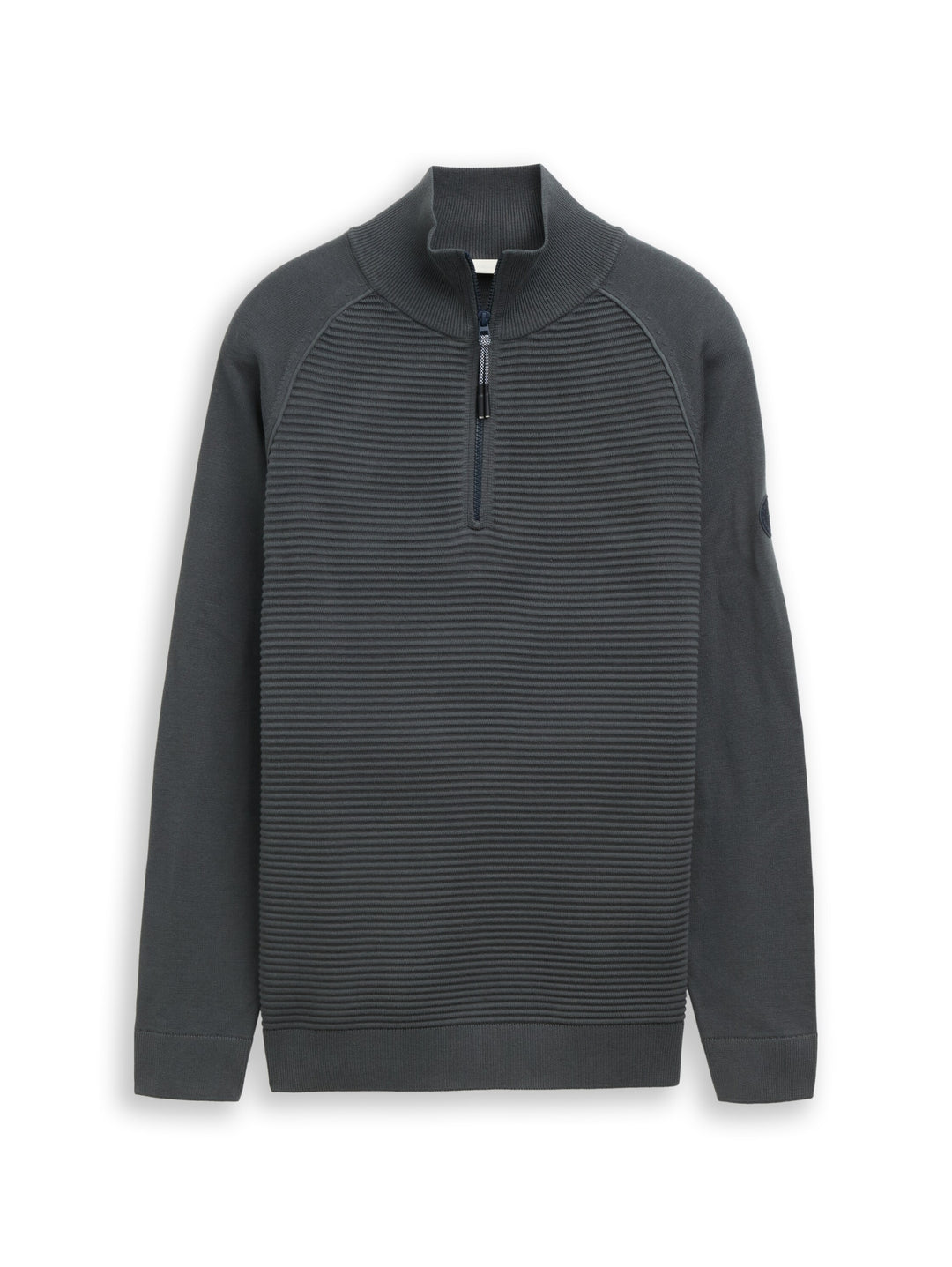 minimal structured troyer knit, Darkest Olive 14406 Bild 1