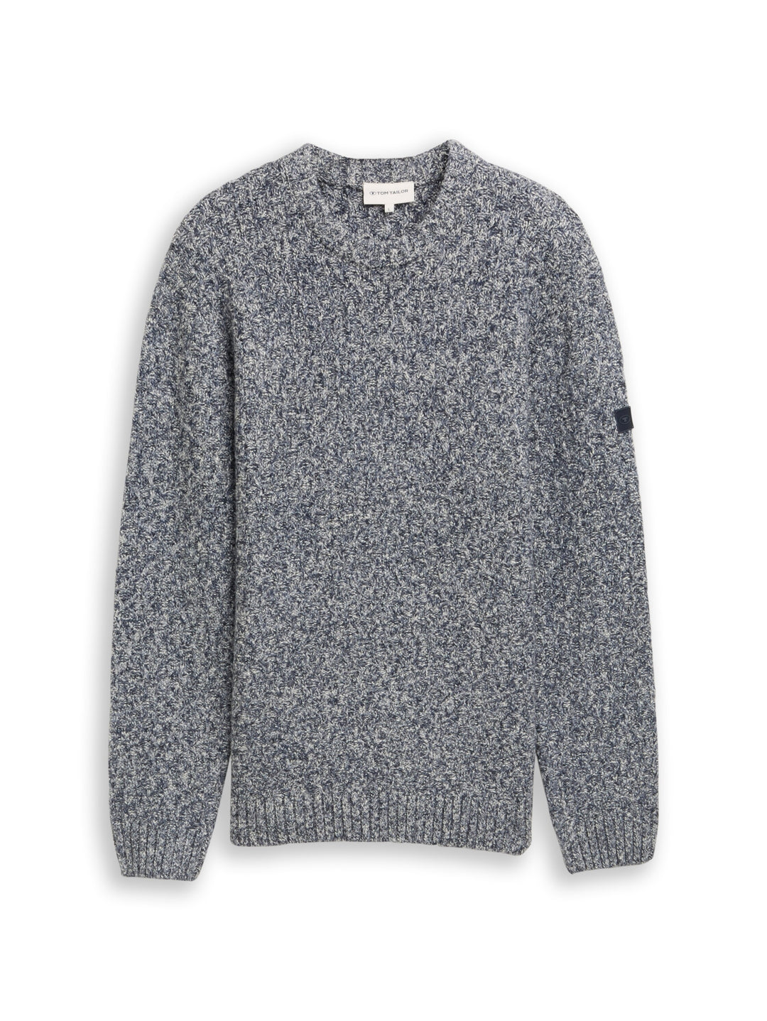 multicolor crew neck pullover, multicolor blue structure 39280 Bild 1