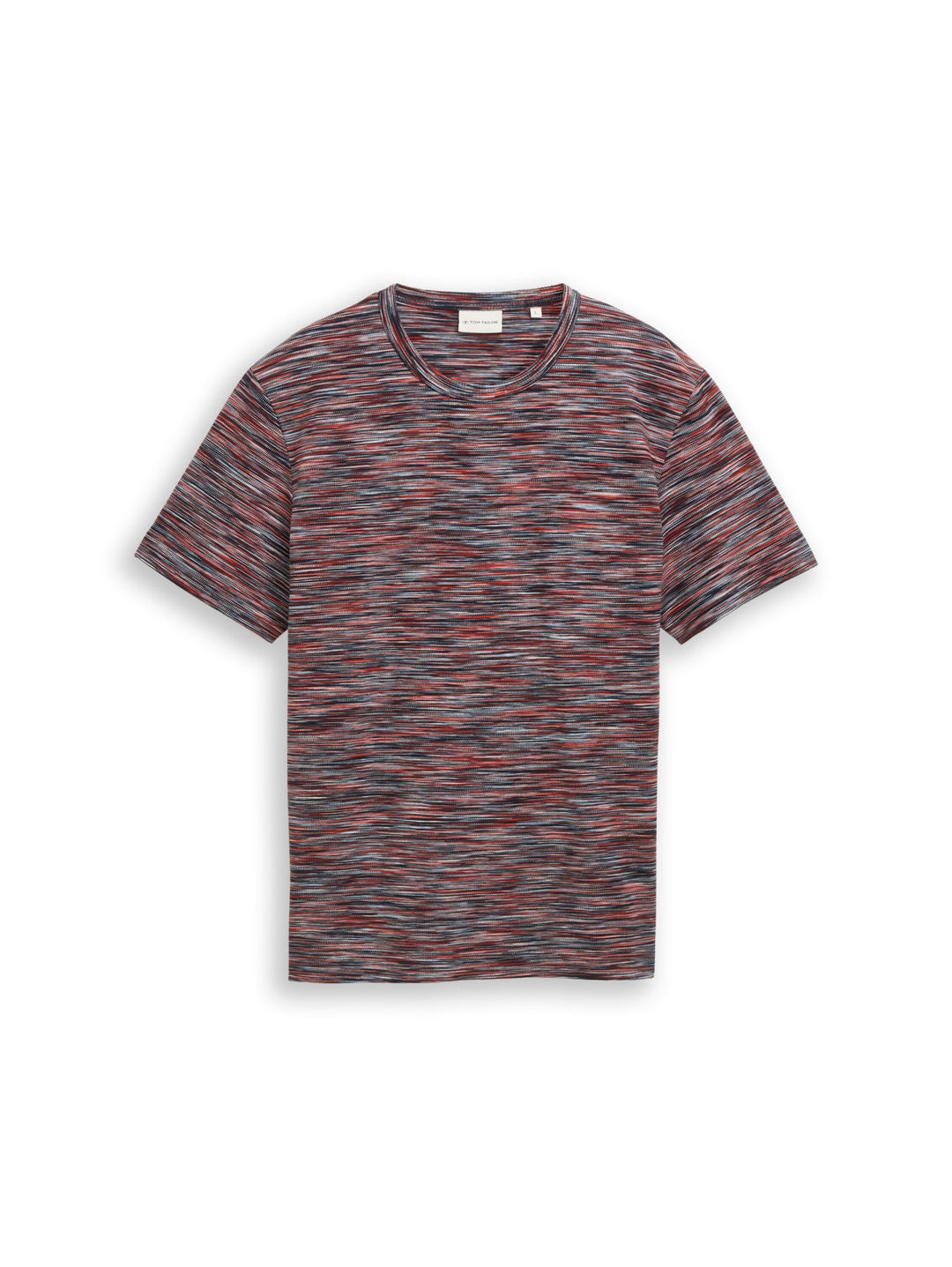 multicolored t-shirt, green red navy spacedye pique 40358 Bild 1
