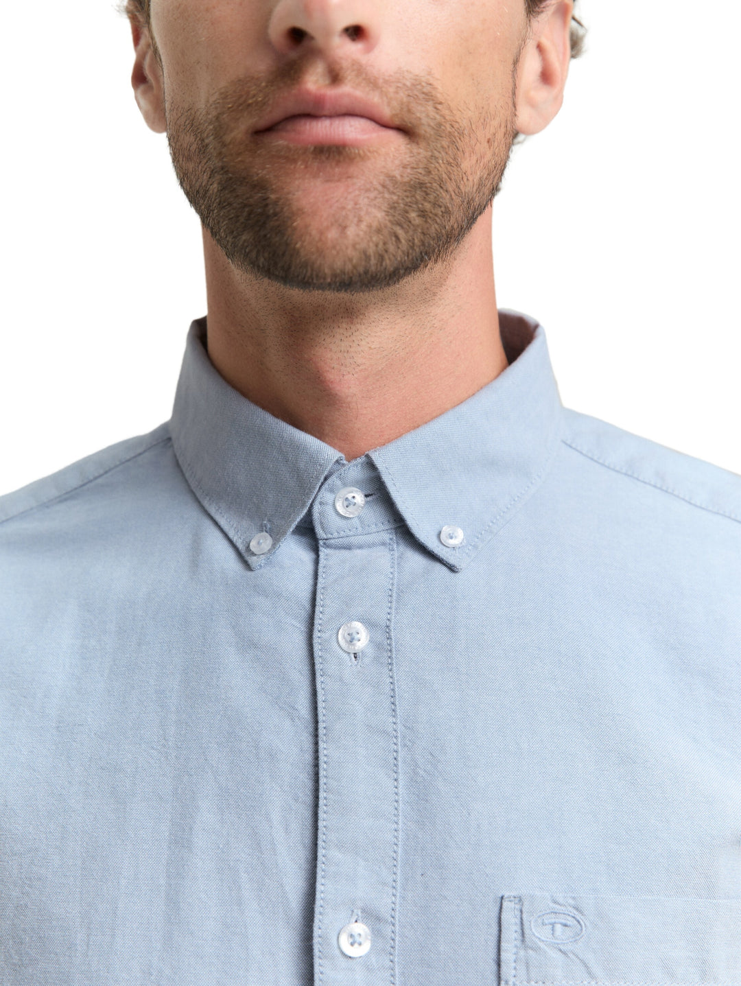 oxford shirt, light blue white chambray 38934 Bild 11