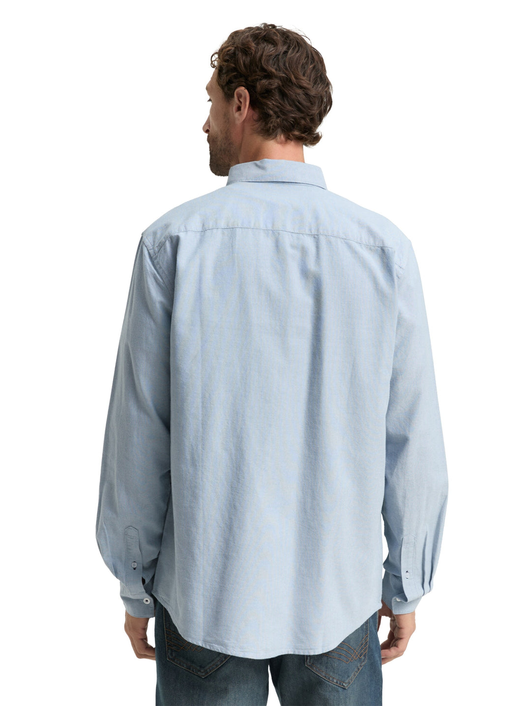oxford shirt, light blue white chambray 38934 Bild 4