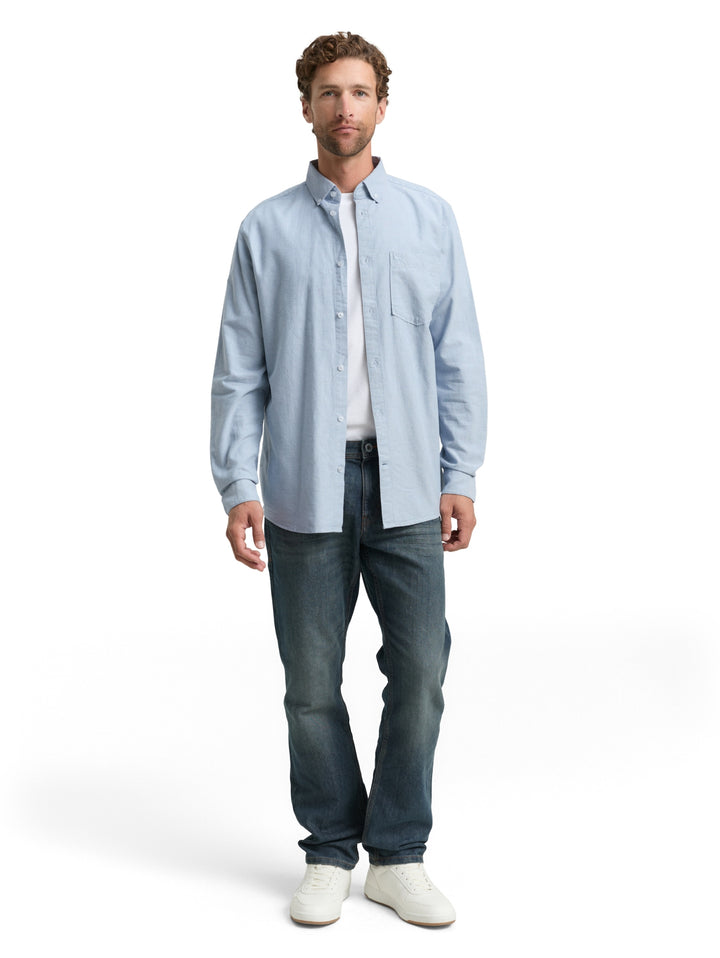 oxford shirt, light blue white chambray 38934 Bild 9