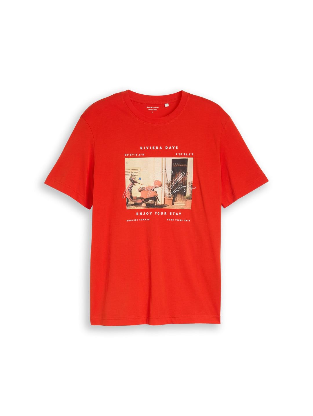 photo print t-shirt, orange red 18787 Bild 1