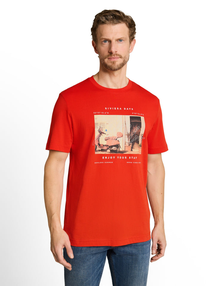 photo print t-shirt, orange red 18787 Bild 5