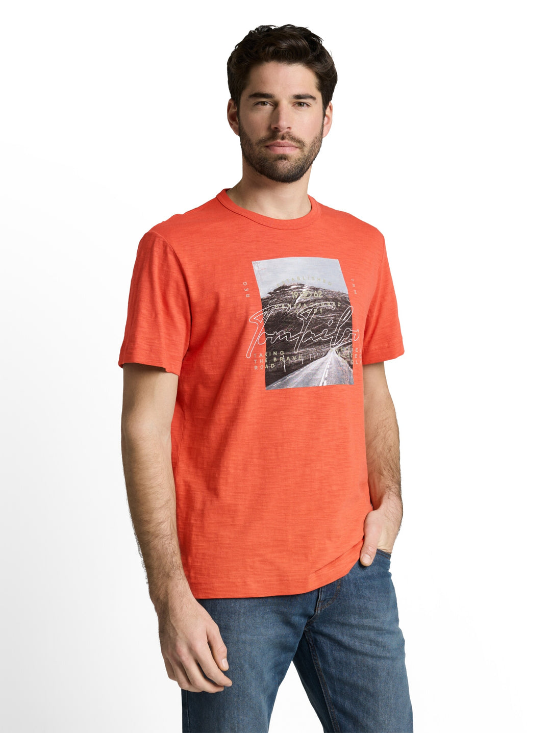 photoprint  t-shirt, Chili Orange 11214 Bild 5