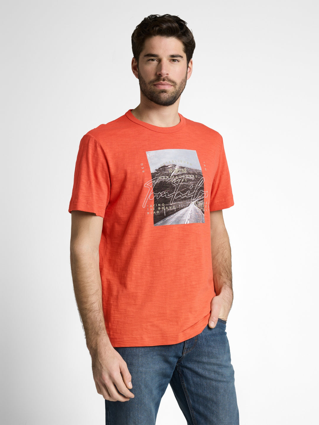 photoprint  t-shirt, Chili Orange 11214 Bild 5