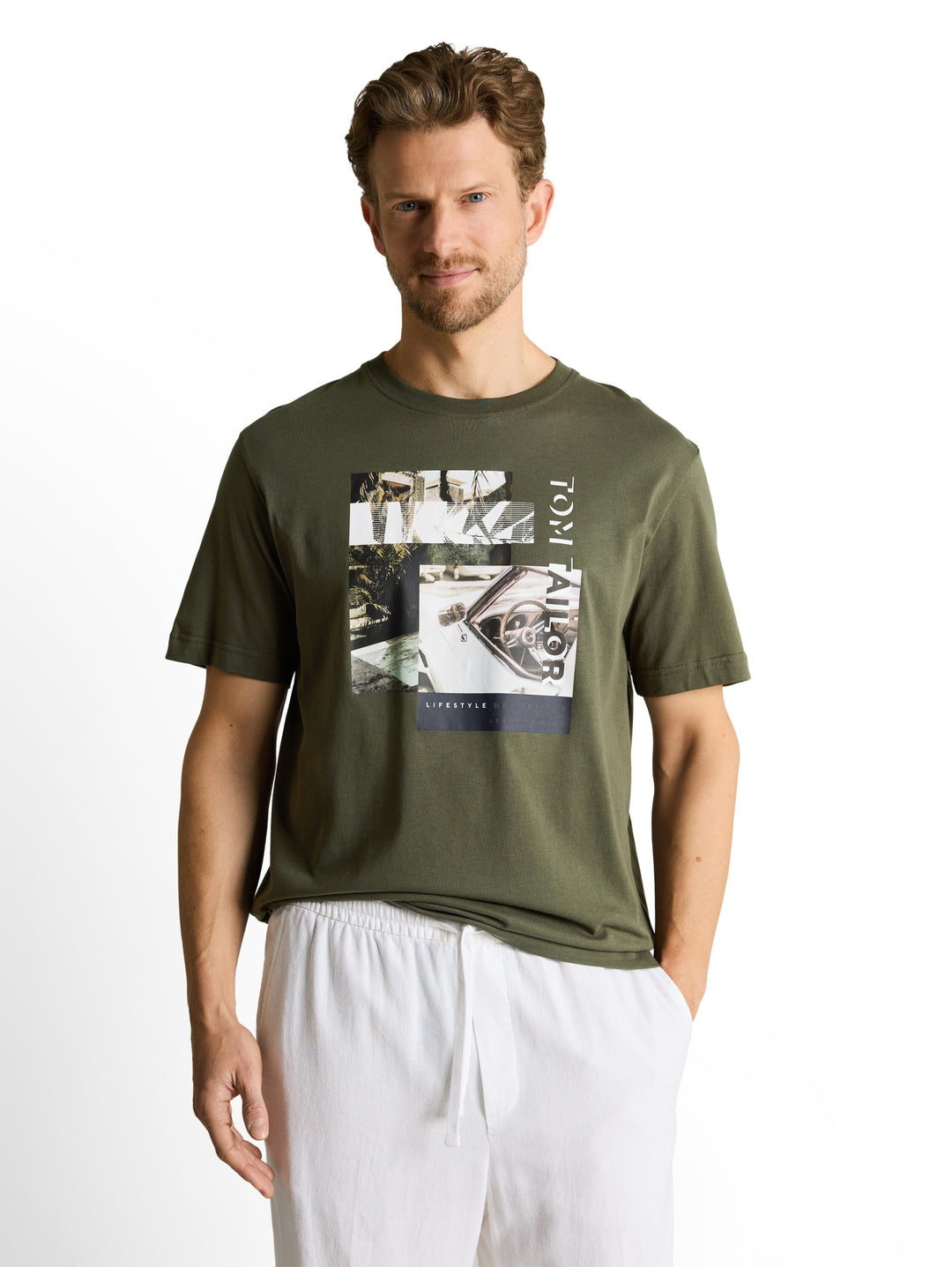 photoprint t-shirt, deep leaf green 26543 Bild 5