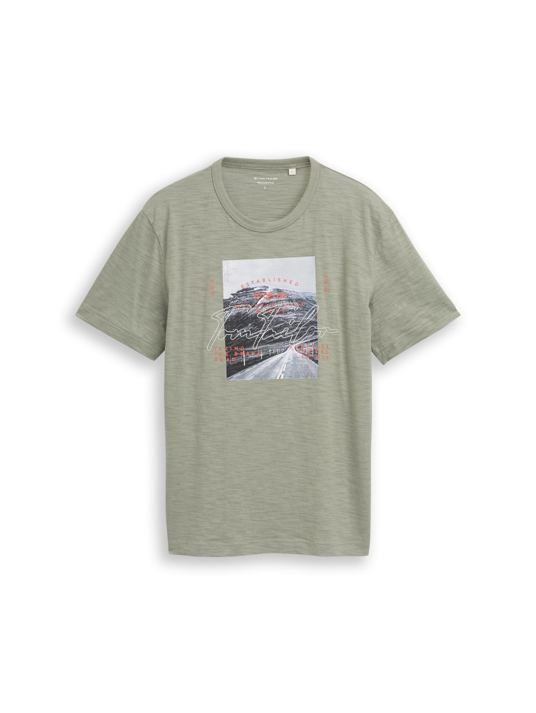 photoprint  t-shirt, Greyish Shadow Olive 10767 Bild 1