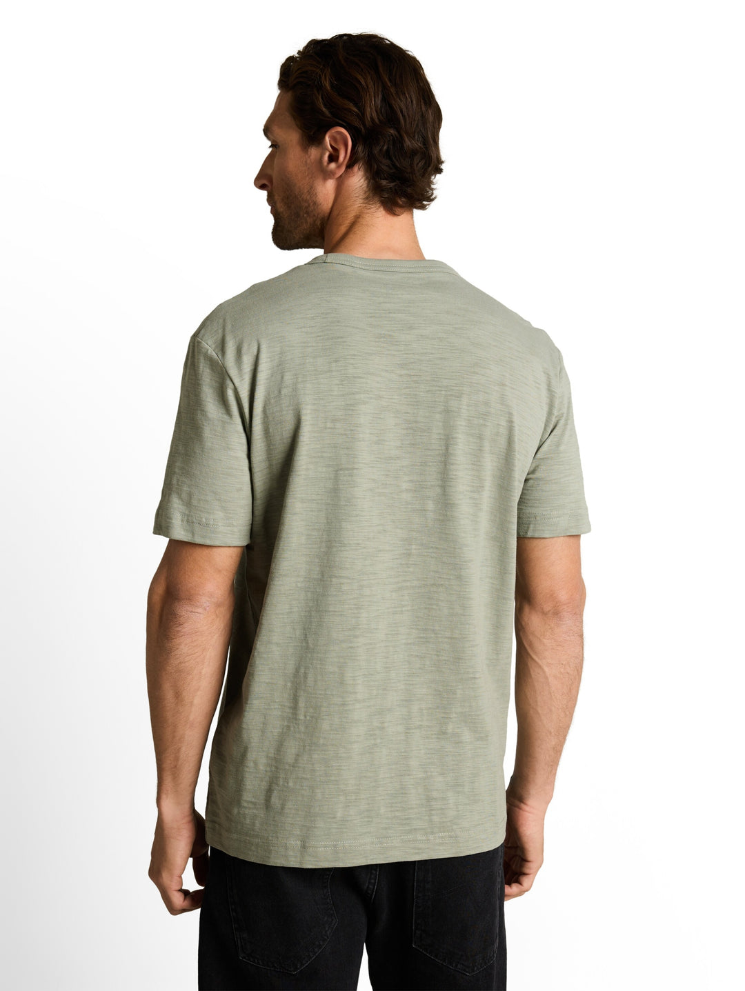 photoprint  t-shirt, Greyish Shadow Olive 10767 Bild 4