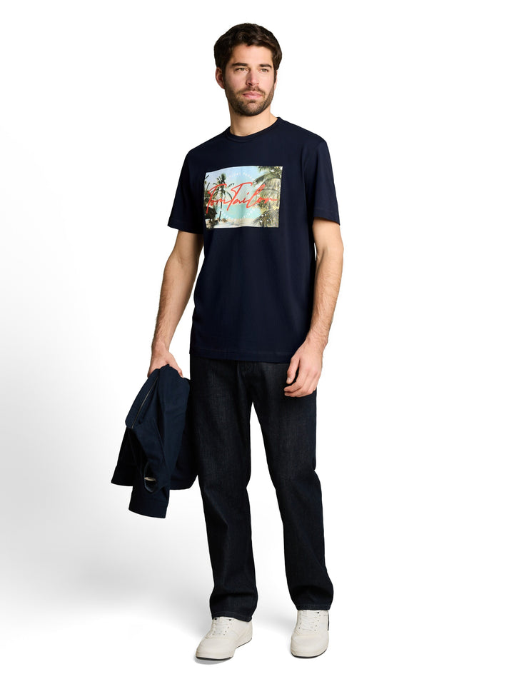 photoprint t-shirt, sky captain blue 10668 Bild 3
