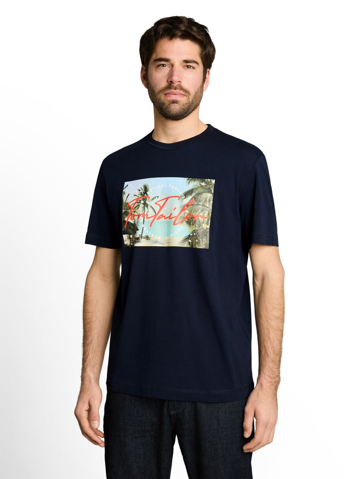 photoprint t-shirt, sky captain blue 10668 Bild 5
