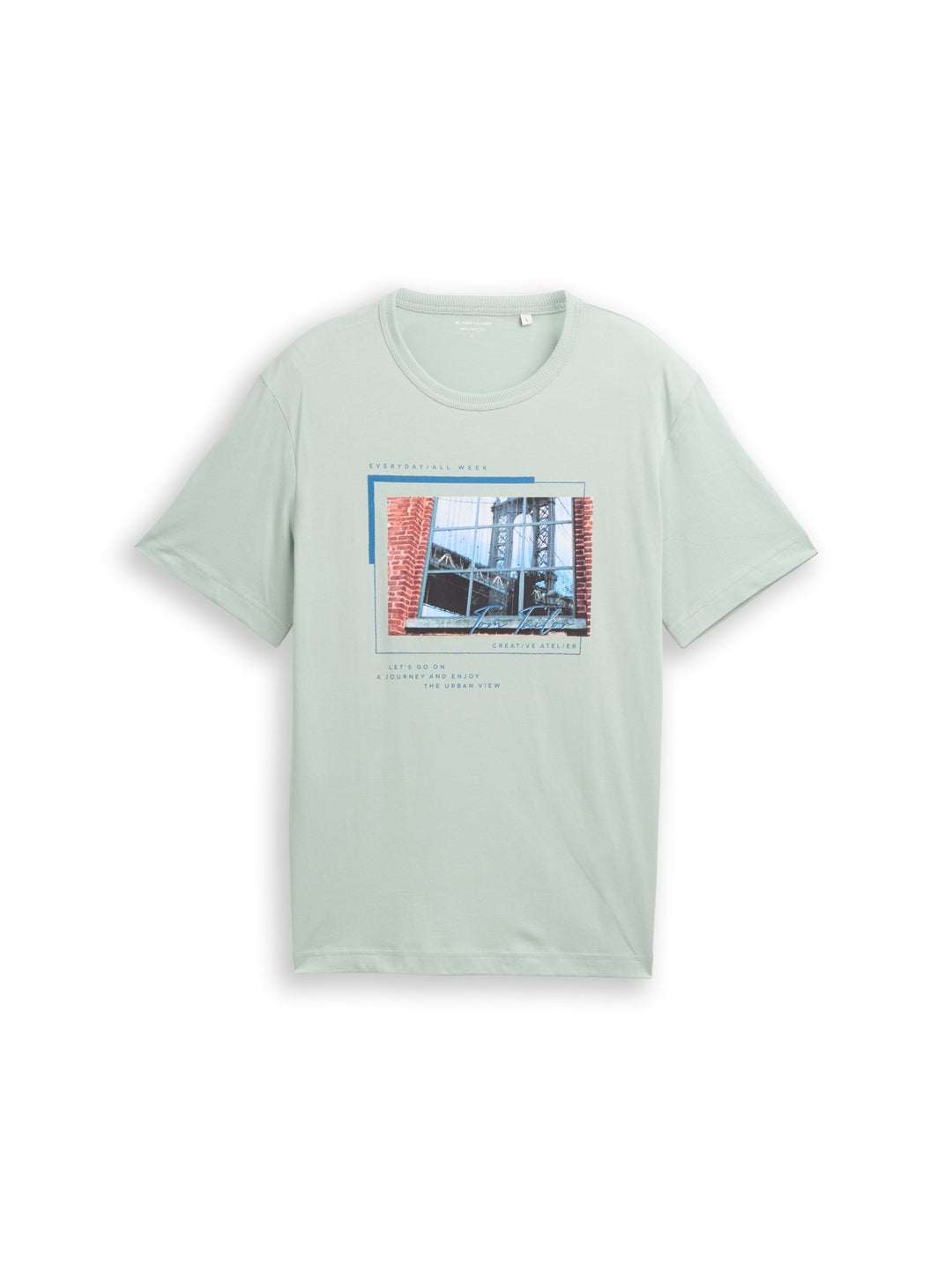 photoprint t-shirt, soft greyish green 12792 Bild 1