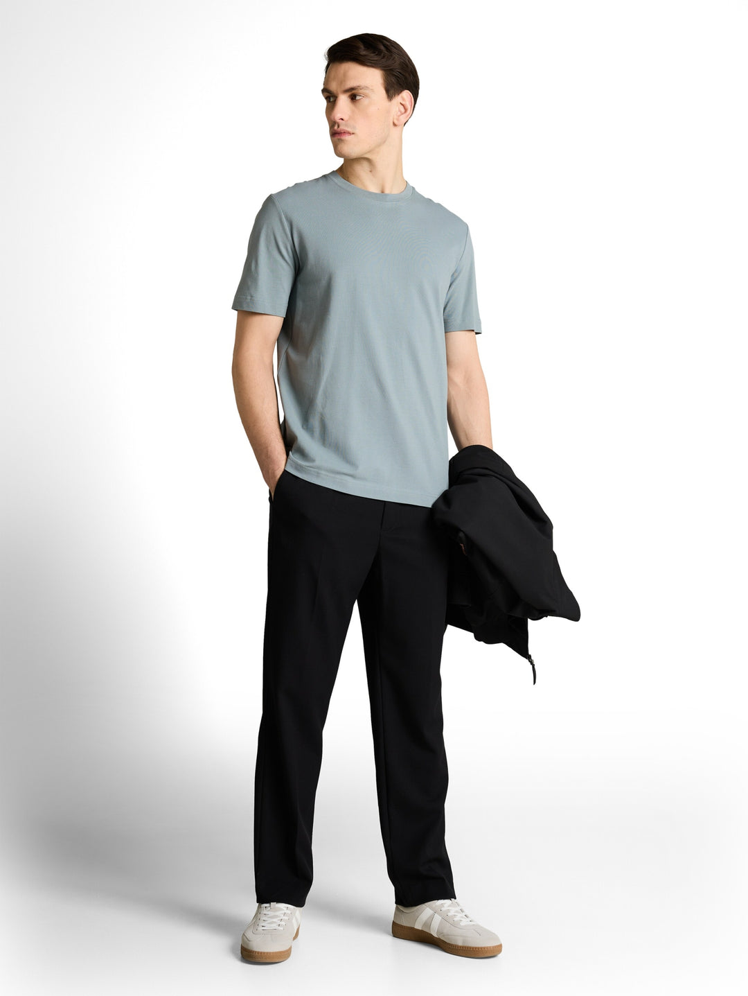 piqué t-shirt, grey mint 27475 Bild 3