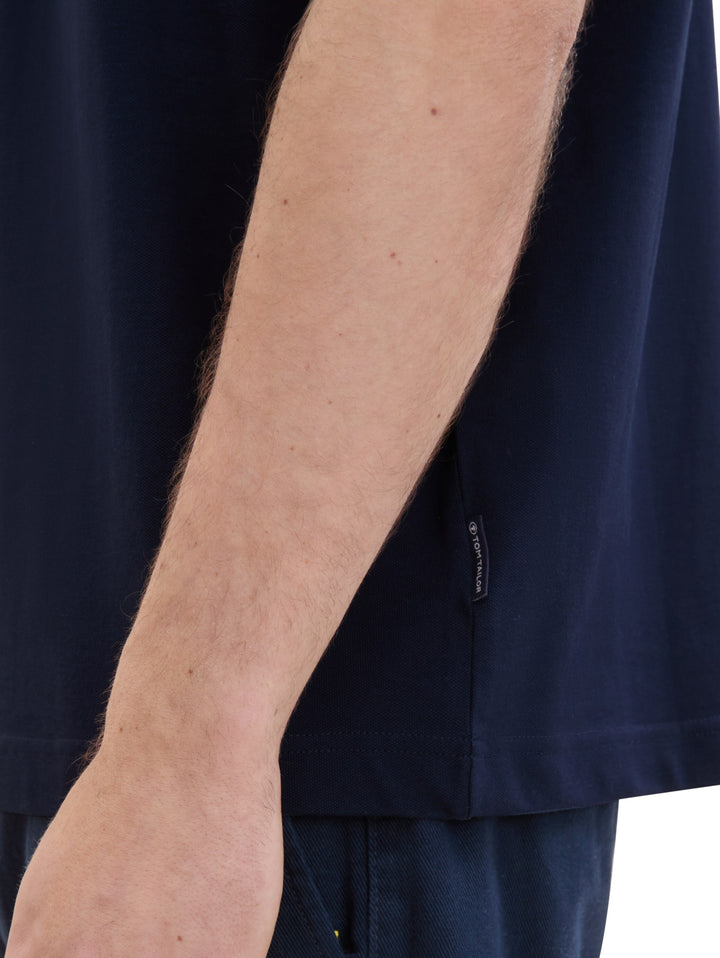 piqué t-shirt, sky captain blue 10668 Bild 6