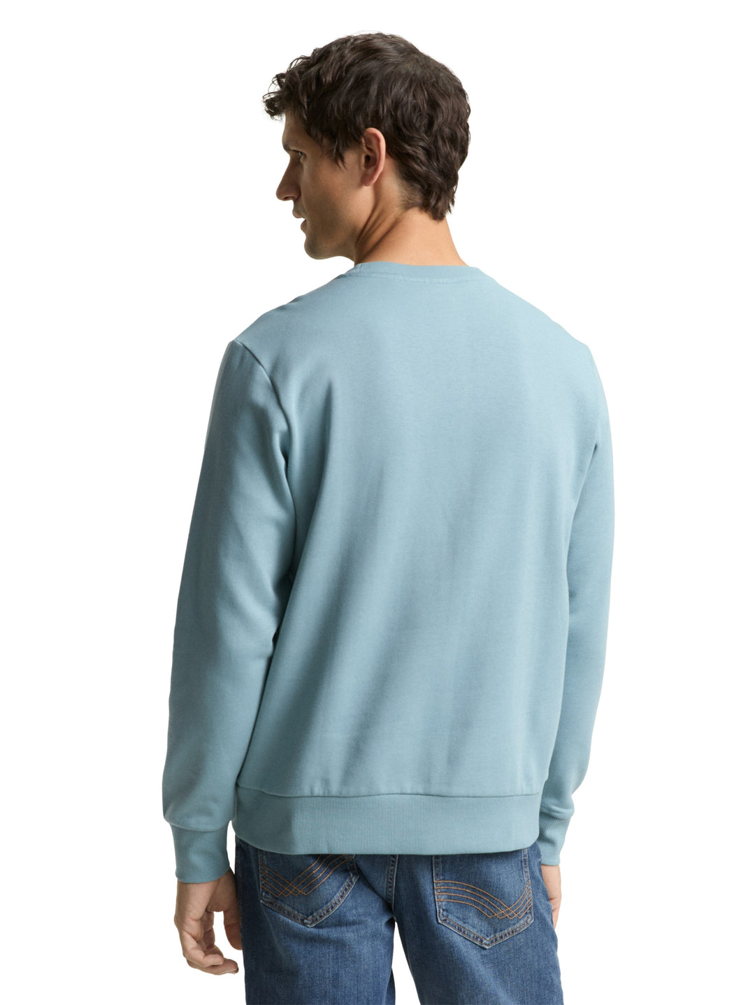 printed crew neck sweater, tourmaline 30838 Bild 4