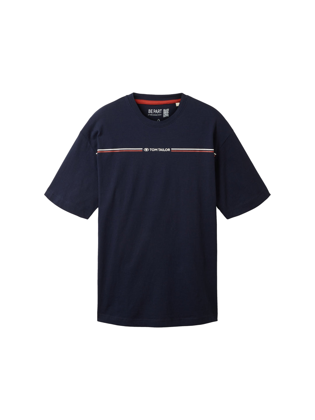 printed crewneck t-shirt, sky captain blue 10668 Bild 1
