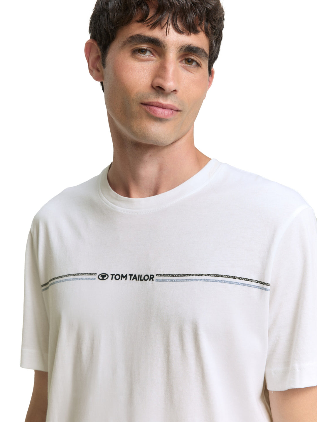 printed crewneck t-shirt, White 20000 Bild 5