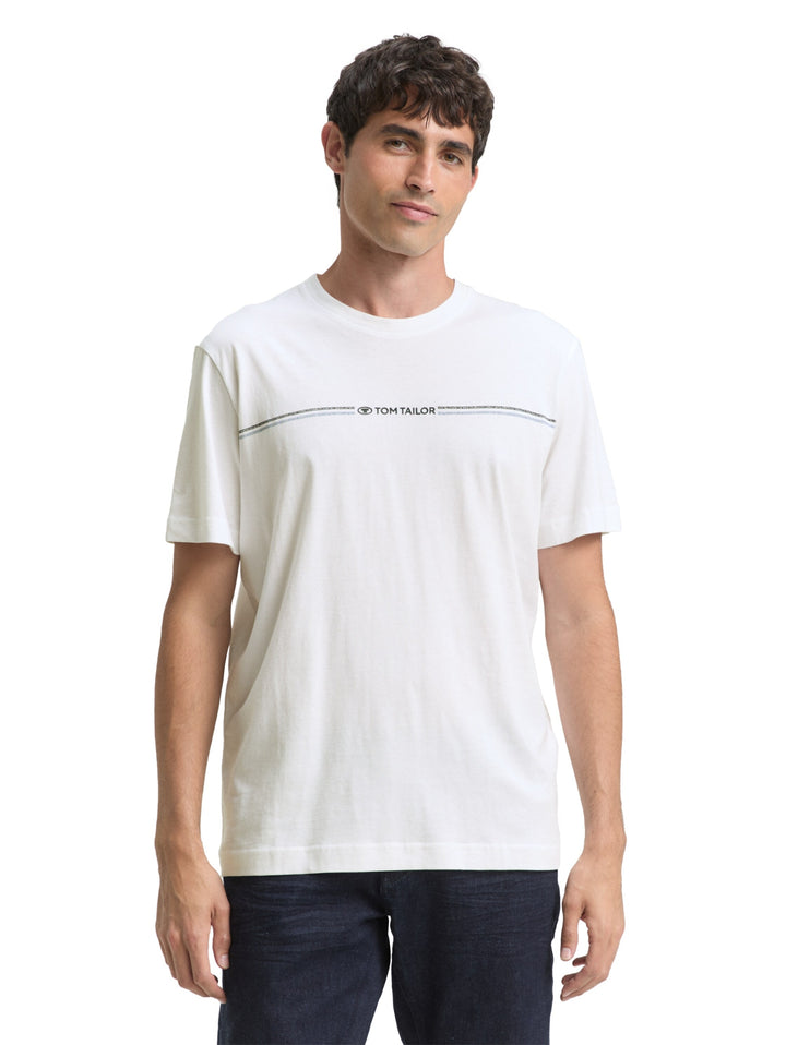 printed crewneck t-shirt, White 20000 Bild 6