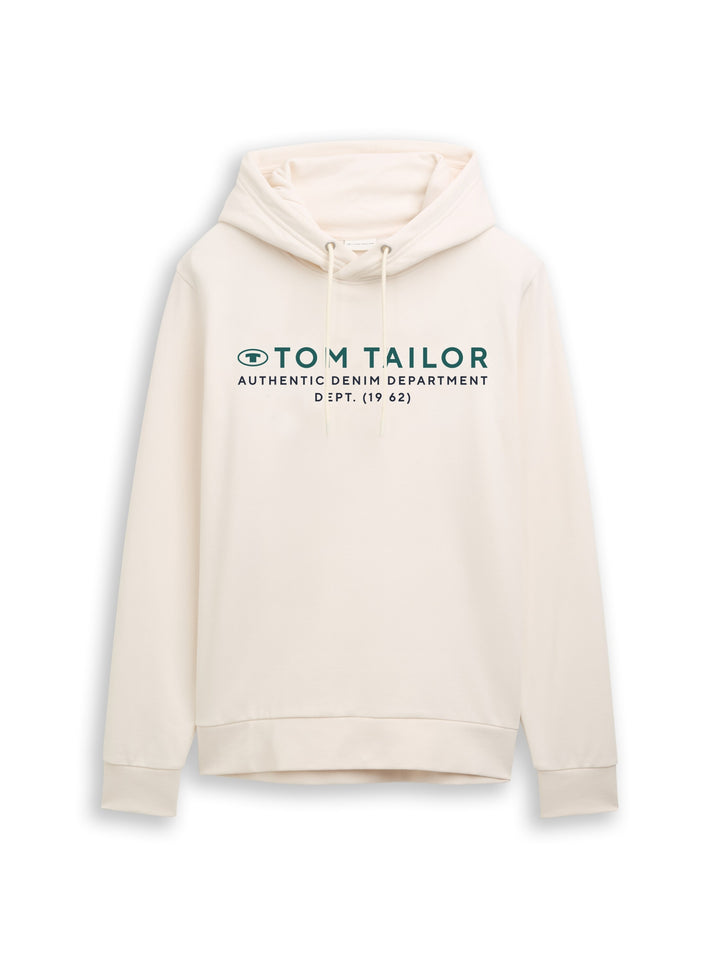 printed hoodie, Gardenia White 10348 Bild 1