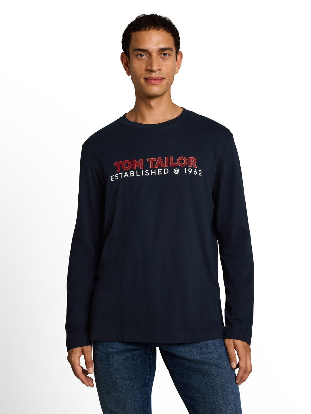 printed longsleeve, sky captain blue 10668 Bild 6
